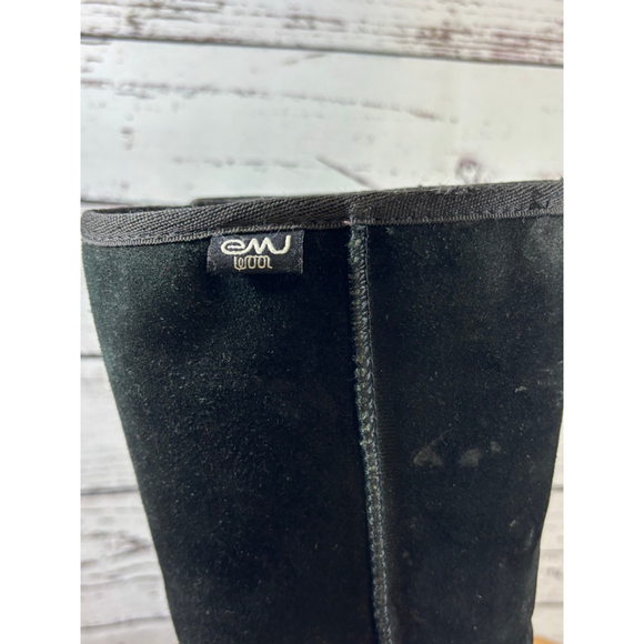 Women's EMU Australia Black Suede Winter Boots US 6 - Picture 2 of 16